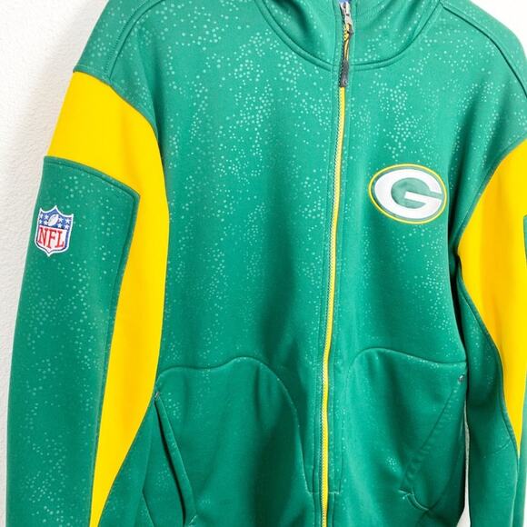 NFL Onfield Reebok Green Bay Packers Hoodie L - Picture 2 of 5